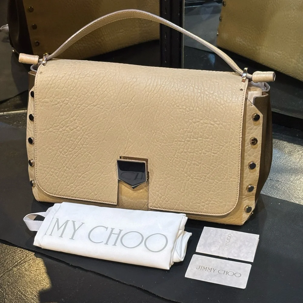 Studded Lockett 2-way handbag - Picture 1 of 15